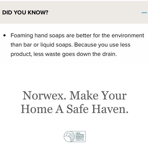 Norwex Unscented Foaming Soap Set of 2 NWT - Picture 9 of 15